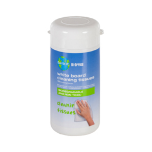 100 Salviette di pulizia per lavagne bianche Earth-it Bi-Office